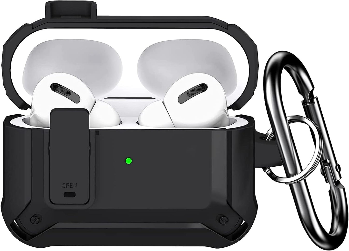 2 Pack for Airpods Pro 2Nd Generation Case, Game Console Design Fashion Cool Airpods Pro 2 Case with Keychain for Men Women Soft Silicone Protective Cover Skin for Apple Airpods Pro 2Nd Gen 2022  LDSXAY Black-1Pack  