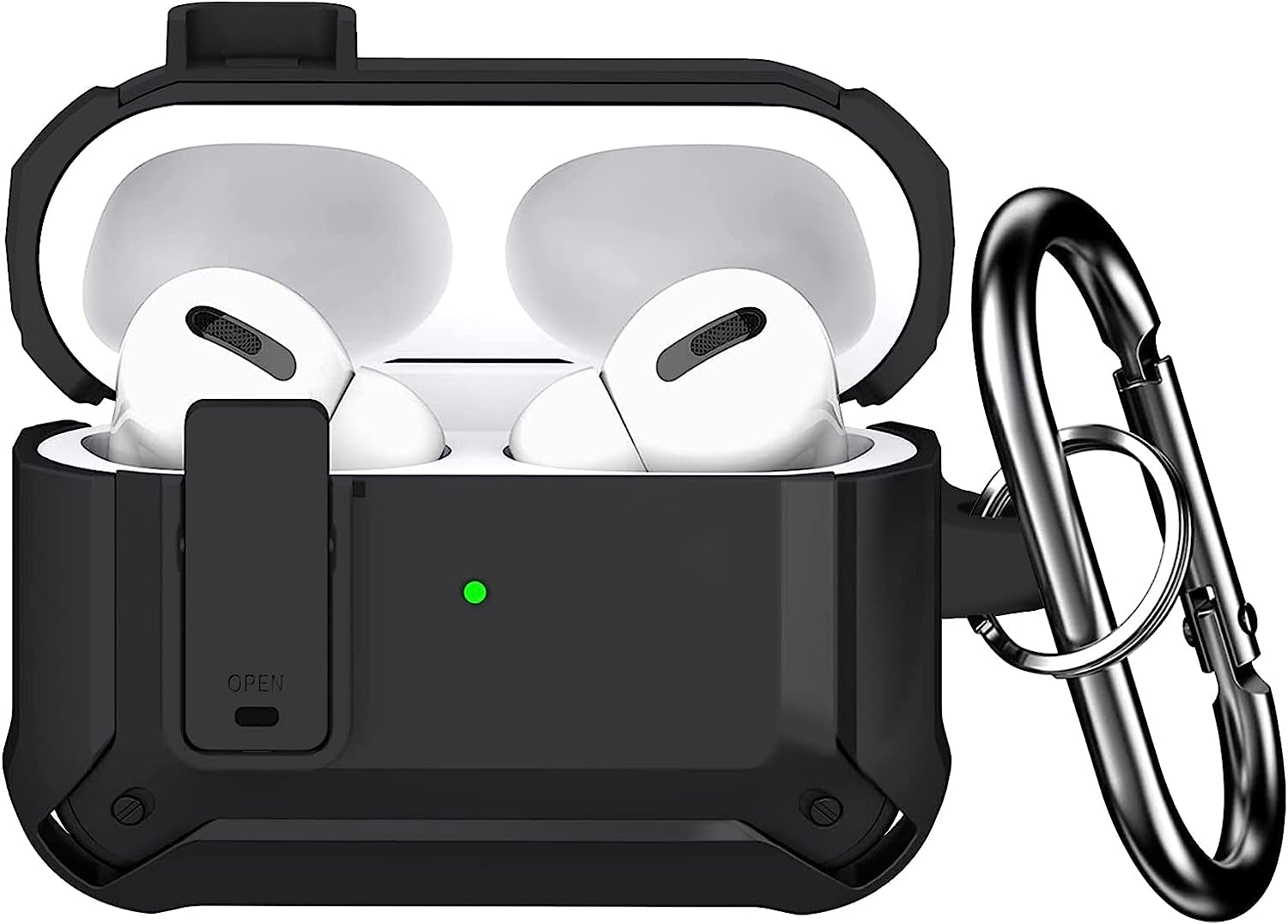 2 Pack for Airpods Pro 2Nd Generation Case, Game Console Design Fashion Cool Airpods Pro 2 Case with Keychain for Men Women Soft Silicone Protective Cover Skin for Apple Airpods Pro 2Nd Gen 2022  LDSXAY Black-1Pack  