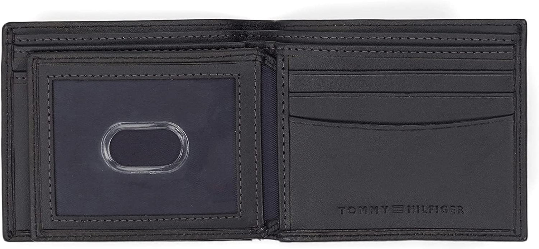 Tommy Hilfiger Men'S Slim Extra Capacity Bifold Wallet with Multiple Card Slots  Tommy Hilfiger Men's Accessories   
