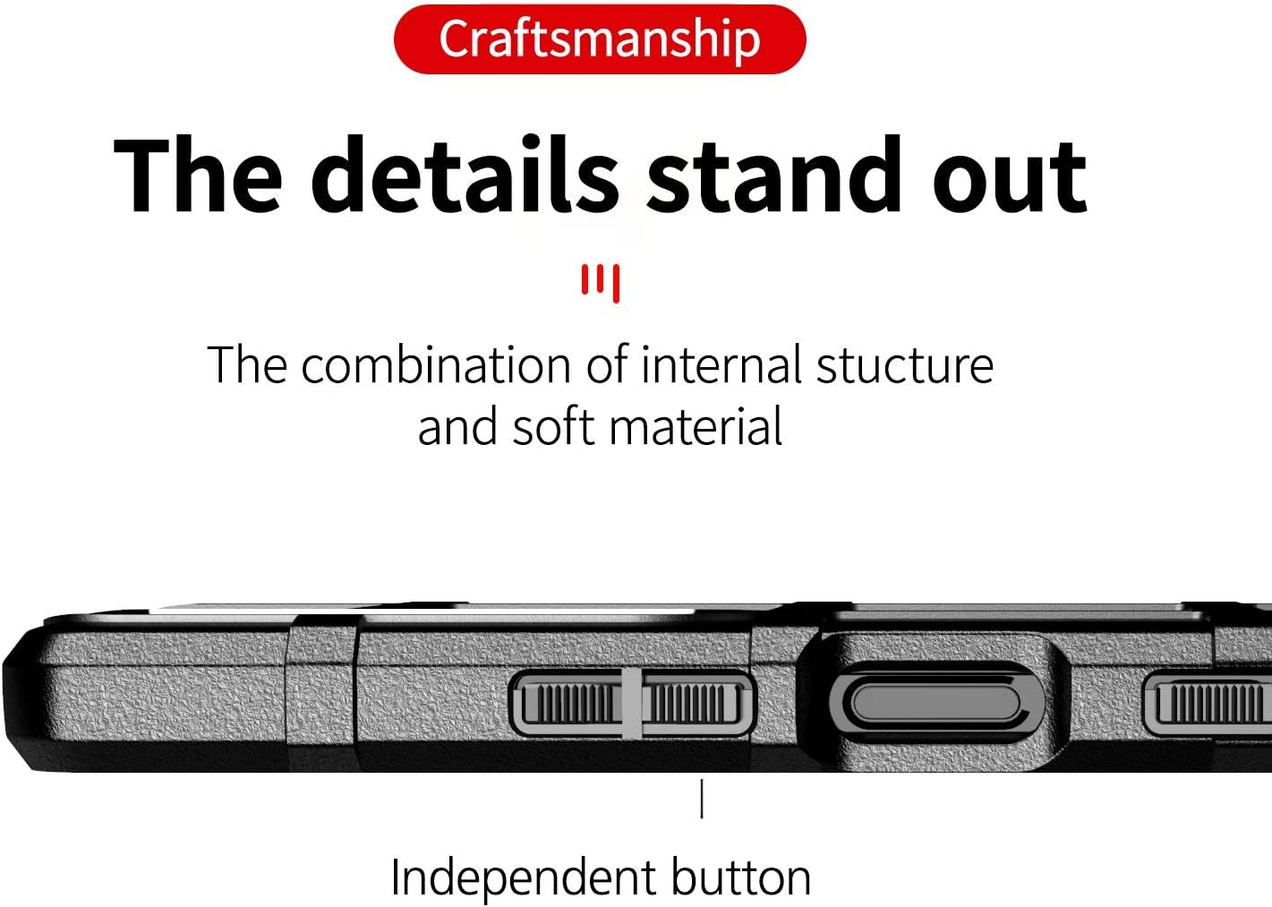 Ysnzaq Military Grade Durable Rugged Phone Case for Sony Xperia 1 III 6.5", Ultra Slim Soft TPU Shockproof Camera Protective Phone Cover for Sony Xperia 1 III HD Blue  Ysnzaq   