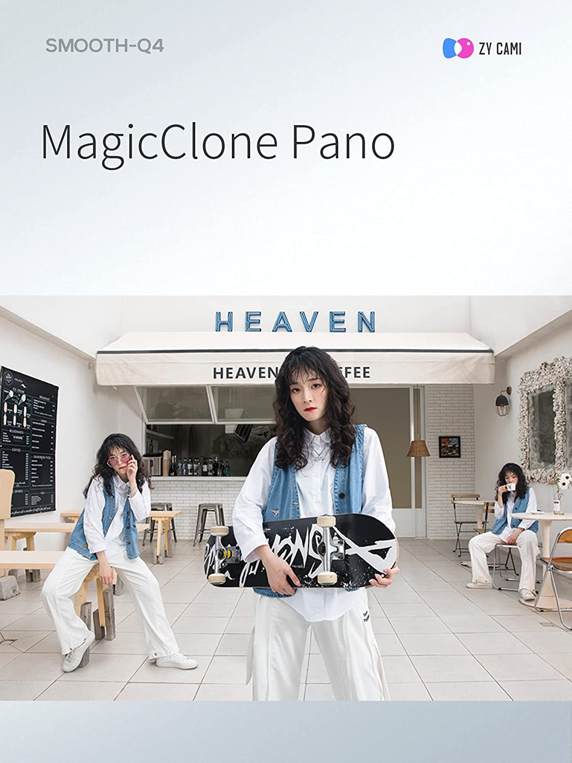 ZHIYUN Smooth Q4 Gimbal Stabilizer, 3-Axis Smartphone Phone Gimbal, Built-In Extension Rod, Foldable and Portable, Android and Iphone Gimbal, Vlogging, Tiktok Youtube Video  ZHIYUN   