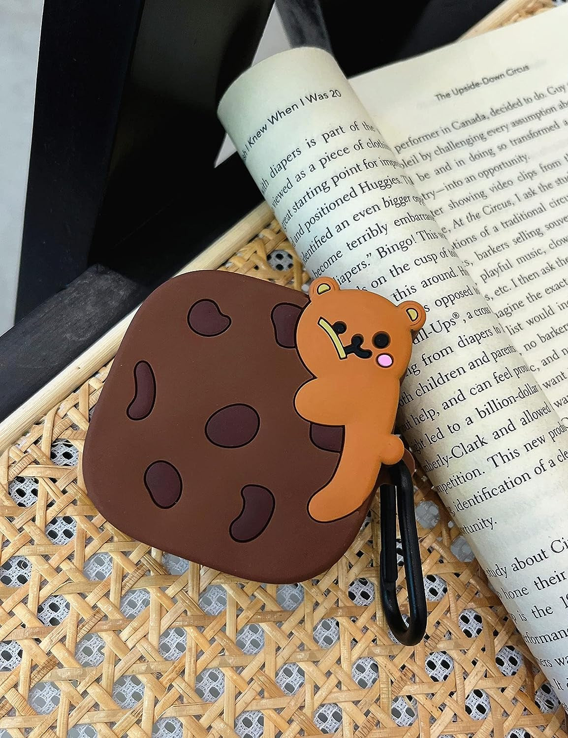 KIRDEIVY Cute 3D Cookie Bear Silicone Case - Anti-Fall, Anti-Slip, Waterproof Cover for Beats Fit Pro  KirDeivy   