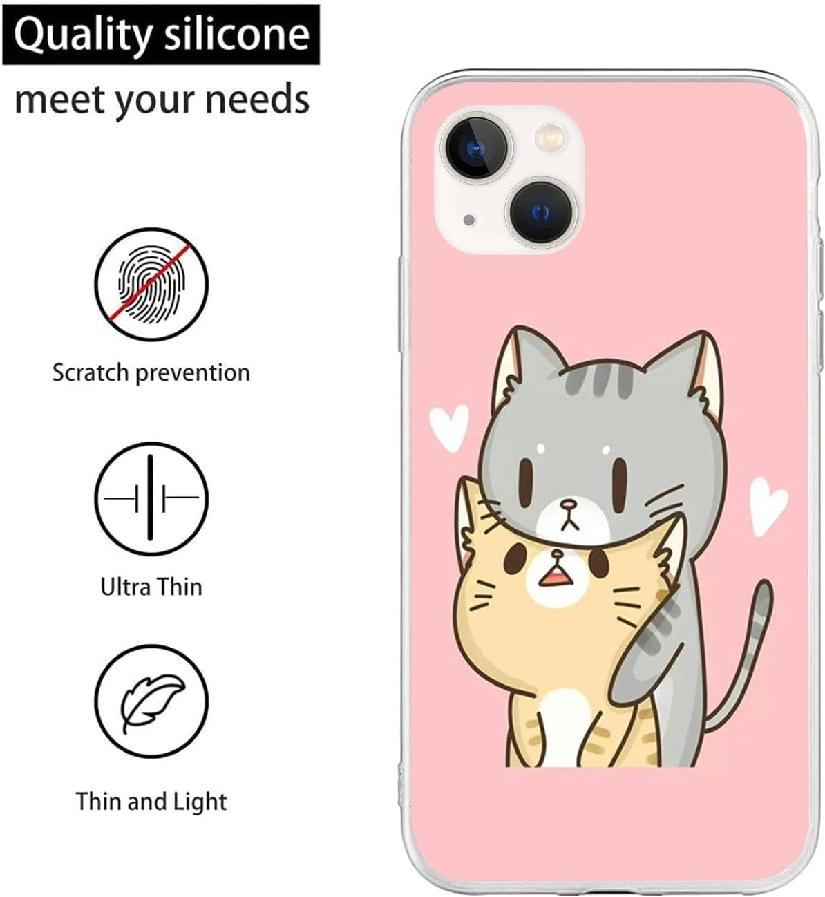 Compatible with LG G6 | LG G6+ | LG G6 plus Case Cute Cartoon Dinosaur 554 Kids Girls Women Man Soft Flexible TPU Silicone Phone Case Clear  PTGVCTA   