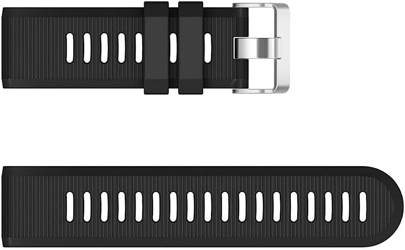 KOSSMA 26Mm Width Outdoor Sport Silicone Replacement Watch Strap for Garmin Fenix 5X plus 6X Pro 3 HR Band Wristband Watchband Bracelet  KOSSMA   