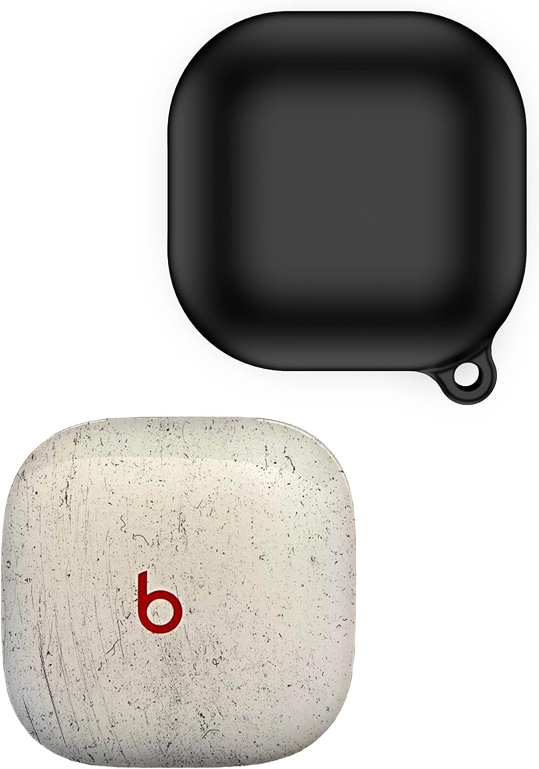 Beats Fit Pro Case Cover, VAEKNVG Soft Silicone Case for Apple Beats Fit Pro 2021 Shockproof Protective Earbuds Case with Carabiner Accessories(Black)  VAEKNVG   