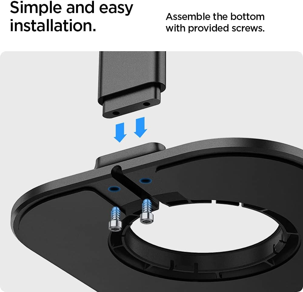 Spigen S380 Airpods Max Stand and Ultra Hybrid Case Designed for Airpods Max Case and Stand - Space Gray  Spigen   