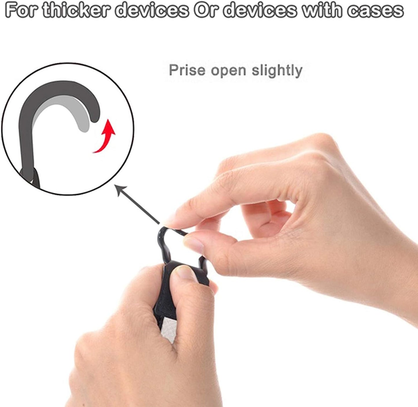 LINASHI Elastic Band, Adjustable Elastic Band Hand Strap with Anti-Slip Stand Compatible with Tablet E-Reader  LINASHI   