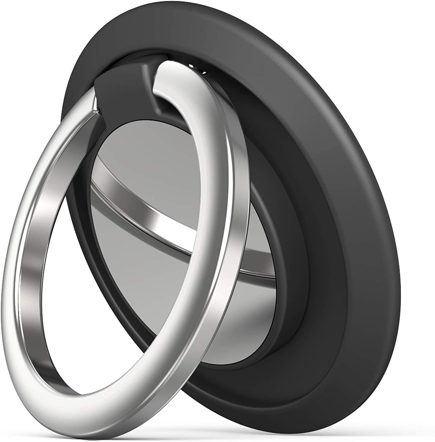 2 Pcs Phone Ring Holder Finger Kickstand, Cell Phone Ring Holder Finger Grip 360 Degree Rotation (Lilac)  YINHEXI Black  