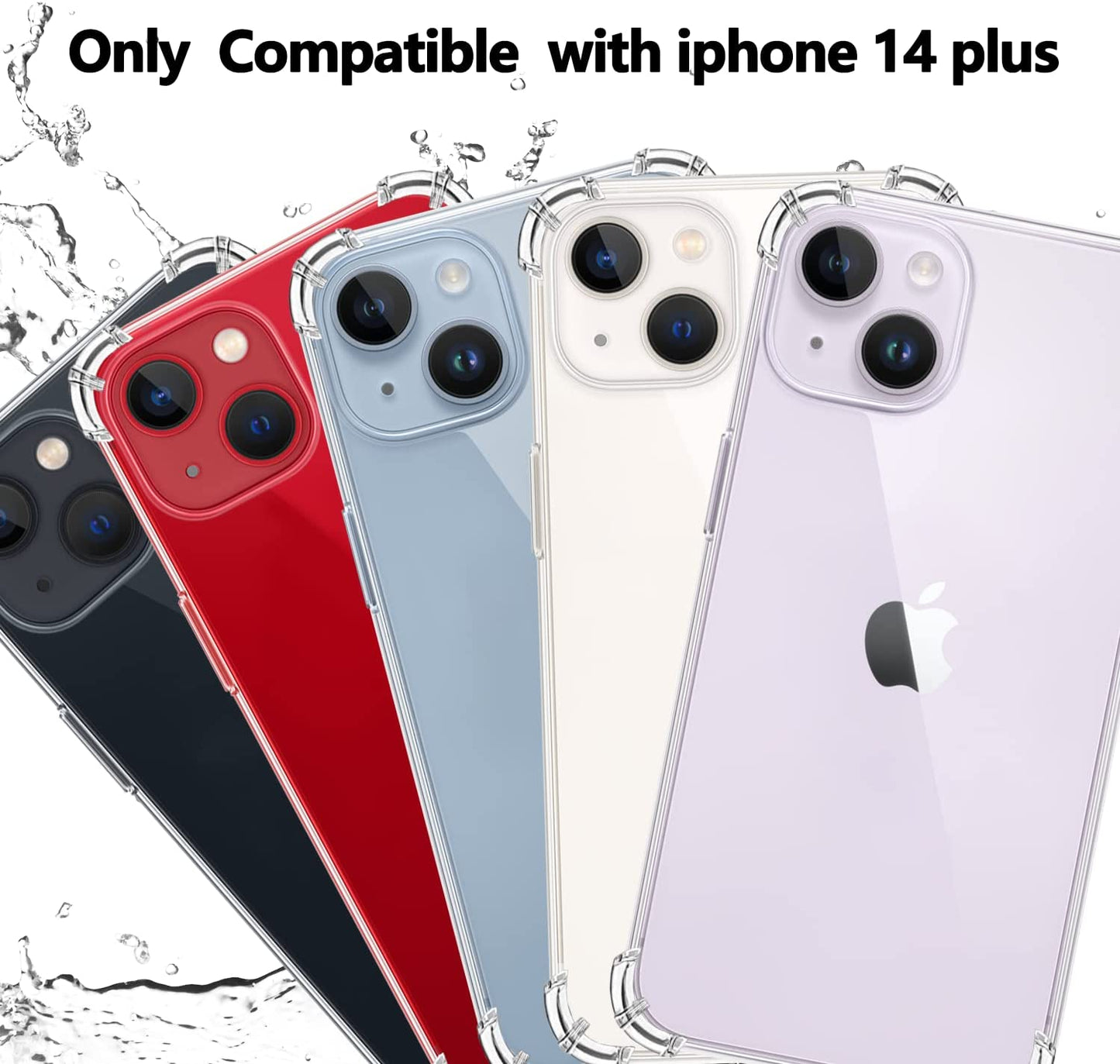 YOYORI Compatible with Iphone 14 Case Clear[With Screen Protector], Transparent Shockproof Protective Soft TPU Bumper Cover 6.1 Inch 2022  YOYORI   