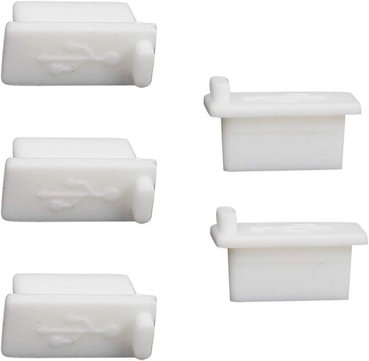 Yoohey 20PCS Silicone USB a Type Female anti Dust Cover Plug Protector Stopper Cover (White)  Yoohey   
