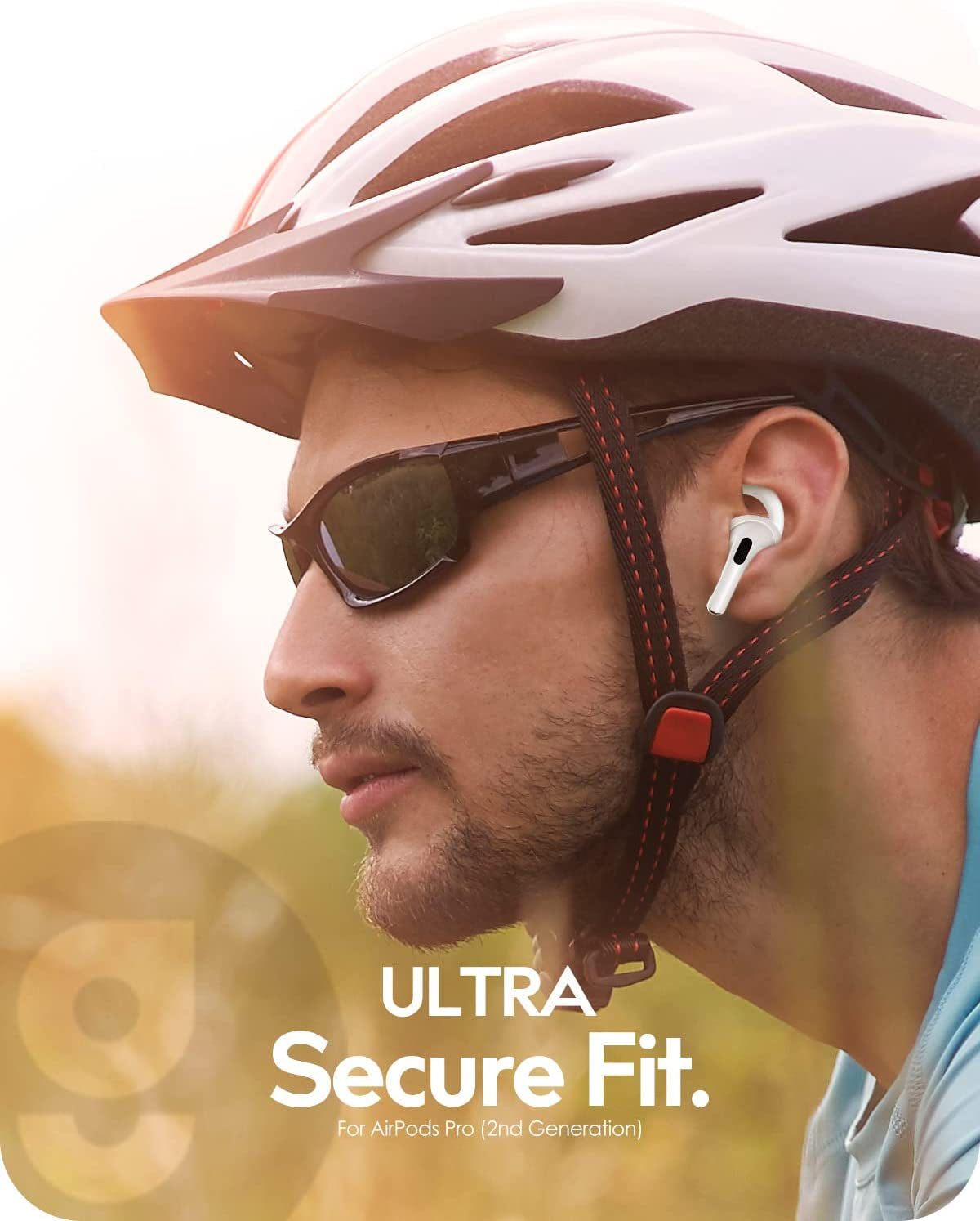 Gcioii 3 Pairs for Airpods Pro 2 Ear Hooks Covers [Added Storage Pouch] Anti-Slip Accessories Compatible with Apple Airpods Pro 2Nd Generation (White)  Gcioii   