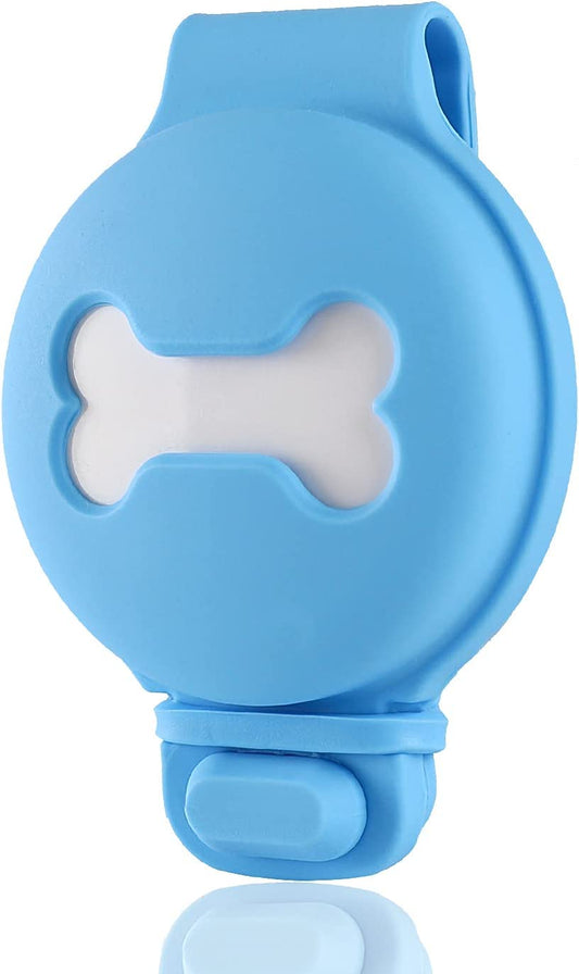 EUEHIE Dog Collar Case for Airtag, Protective Case for Cat Collar Compatible with Airtag 2021, Anti-Scratch Holder for Airtags Pet Collar, Lightweight Waterproof Cover for Airtag - Blue  Ficcowi   