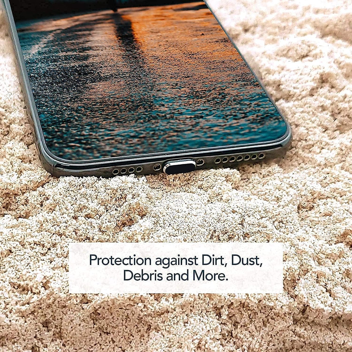 2 Pack anti Dust Plugs for Iphone 14 Pro Max 13 11 12 Mini Dust Cover 8 Pin Dust Plug Charging Port Plugs for Iphone Xs XR X 8 7 plus SE Airpods Ipad Mini Air Black  KAEZDD   