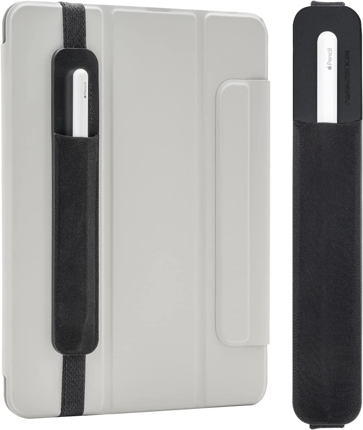 Goospery Pencil Protection Holder Compatible with Apple Pencil (1St & 2Nd Generation) Sling Sleeve PU Leather Pouch Case Elastic Band Pocket Accessory Fit Ipad 8Th 7Th Mini 5Th/Notebook/Tablets  GOOSPERY   