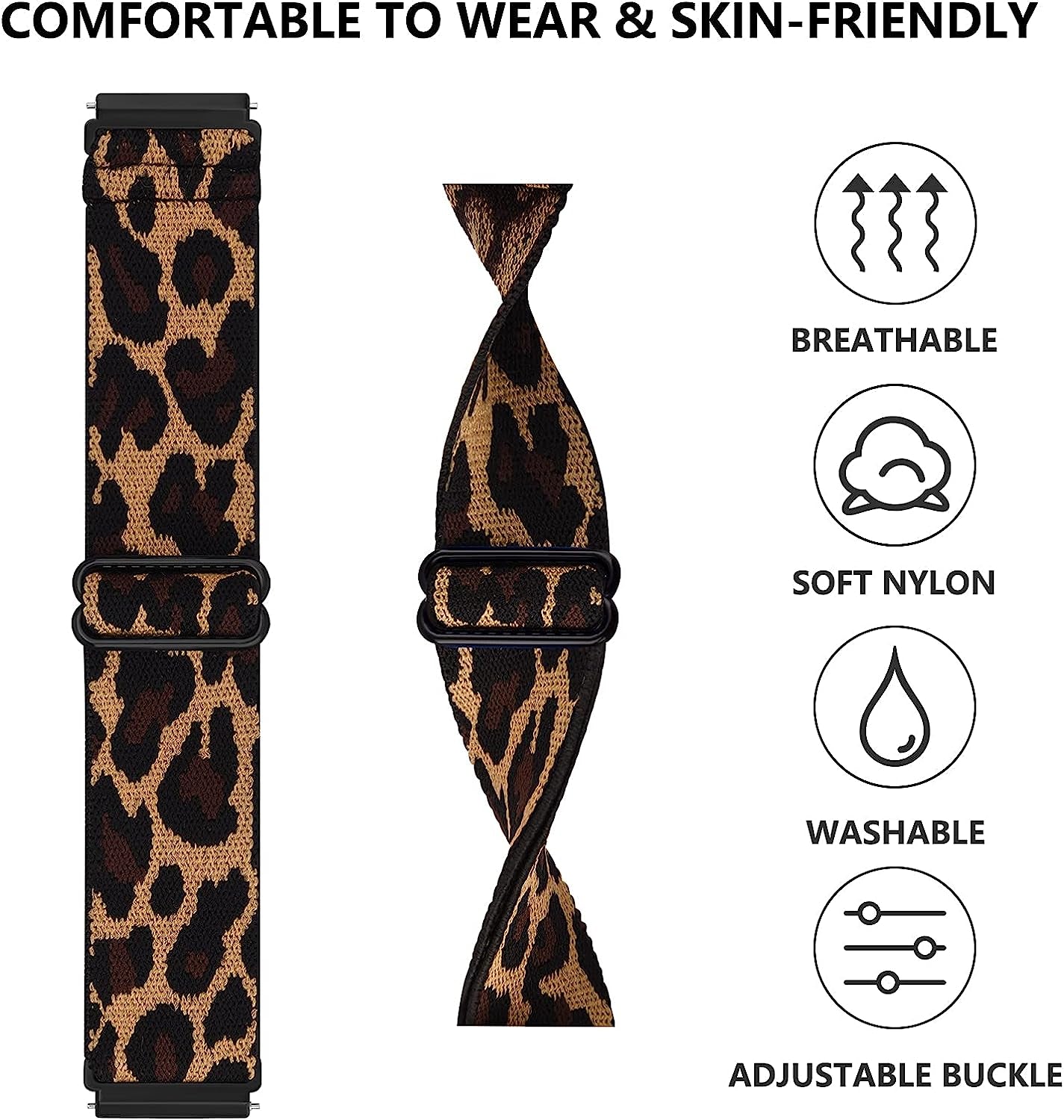 3 Pack Elastic Bands Compatible with Samsung Galaxy Watch 4 44Mm 40Mm, Samsung Galaxy Watch 4 Classic 46Mm 42Mm, 20Mm Adjustable Elastic Nylon Sport Stretchy Wristband for Women Men  Meliya   