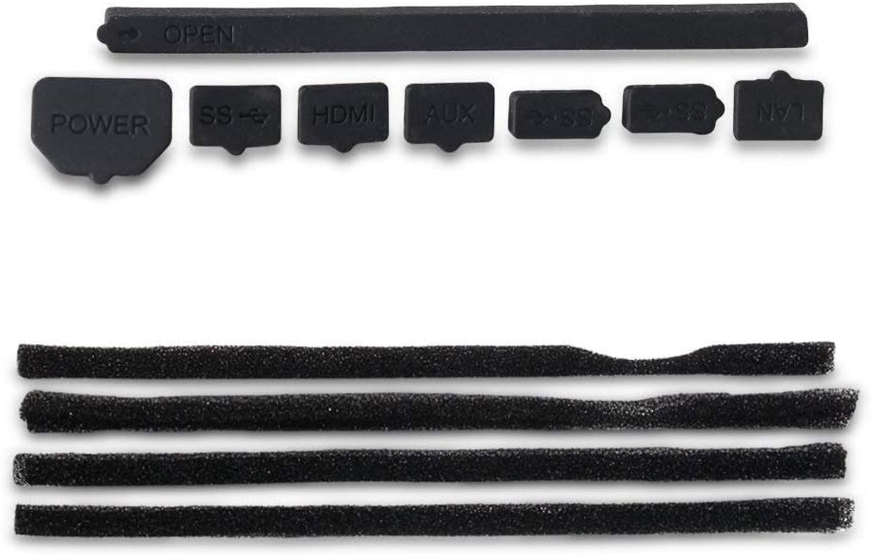 For PS4 PRO Dust-Proof Pack Kits Screen Dust Prevention Cover Case Mesh Jack Stopper Pack Kits for Sony Playstation 4 PS4 PRO Gaming Console Mesh Jack Stopper Pack Kits  Fortune Cats   