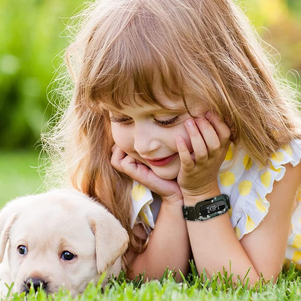 Ybludiy Compatible with Fitbit Ace 3 Bands for Kids, Soft Pattern Printed Floral Band Accessories Wristbands Replacement Bands for Fitbit Ace 3 Boys Girls  Ybludiy   