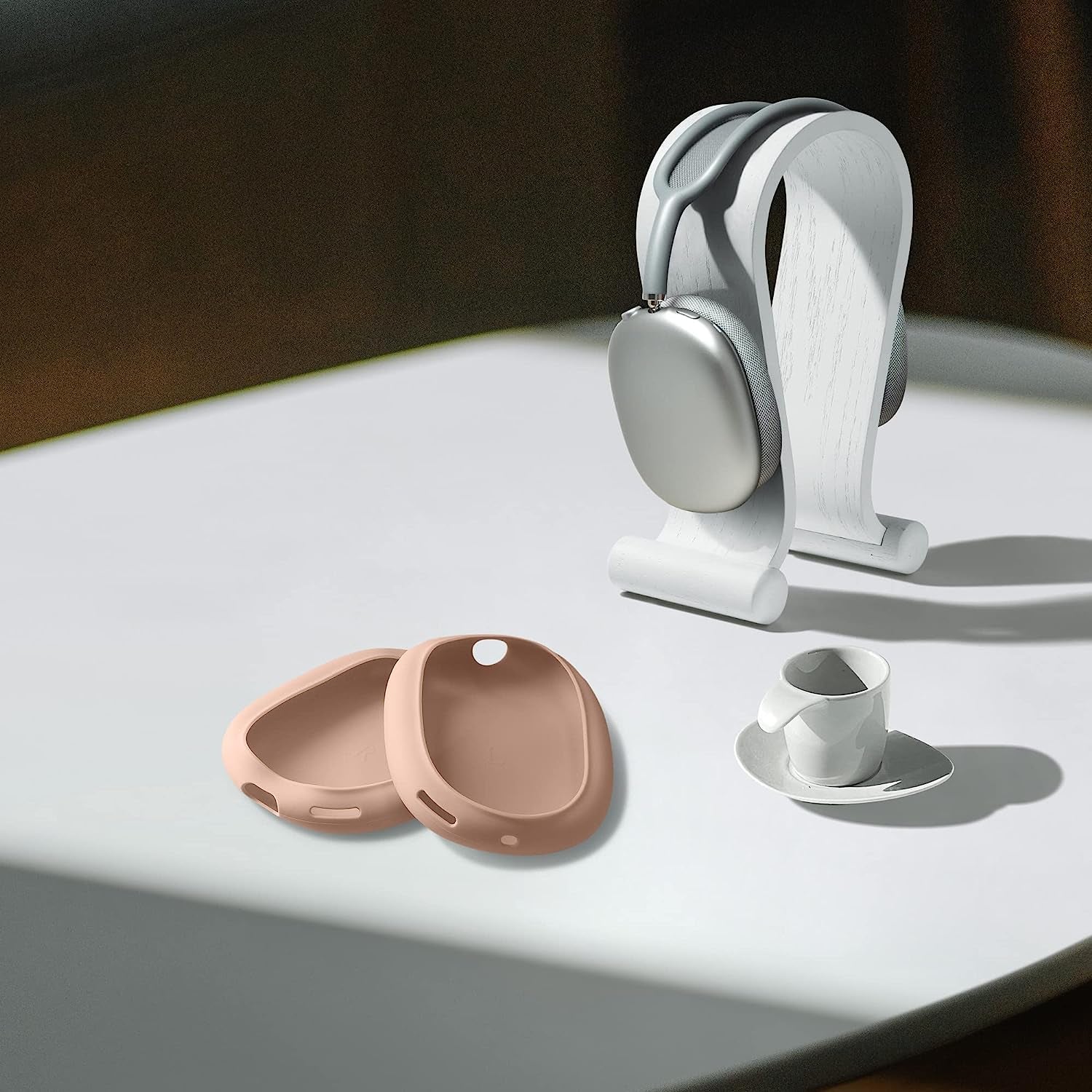 Kwmobile Silicone Covers Compatible with Apple Airpods Max (Set of 2) - Ear Cups Cover Case - Dusty Pink  KW-Commerce   