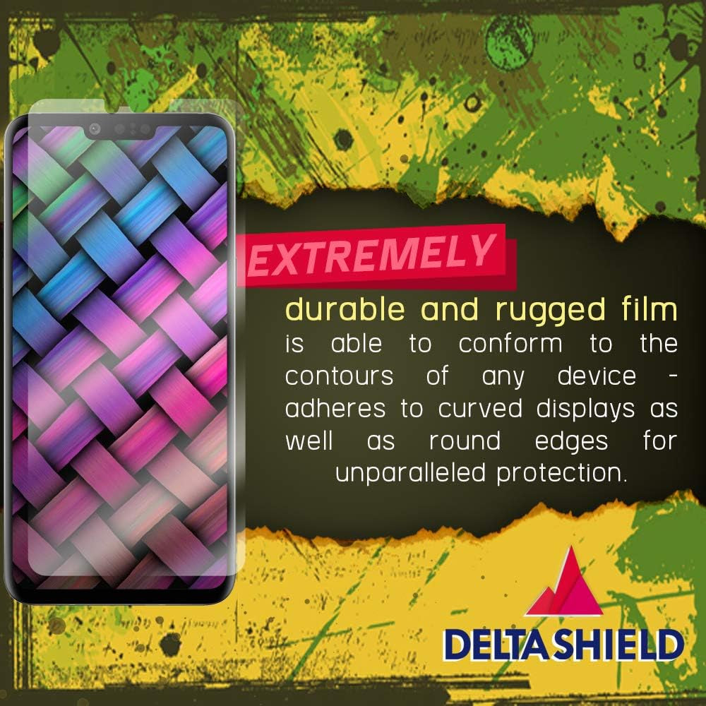 Deltashield Screen Protector for LG G8 Thinq (2-Pack)(Case Compatible Design) Anti-Bubble Military-Grade Clear TPU Film  DeltaShield   