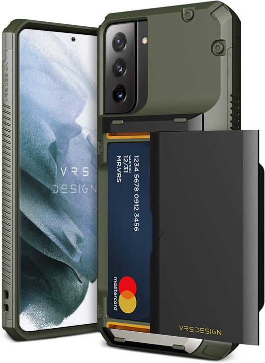 VRS DESIGN Damda Glide Pro Phone Case Compatible with Galaxy S21 plus 6.7 Inch (2021) Green  VRS Design   
