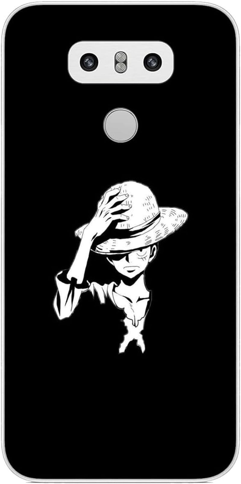 BAFAFA Compatible with LG G6 | LG G6+ | LG G6 plus Case with Luffy 382 Ultra Thin Shockproof Soft TPU Phone Case Clear  BAFAFA With Luffy 201  