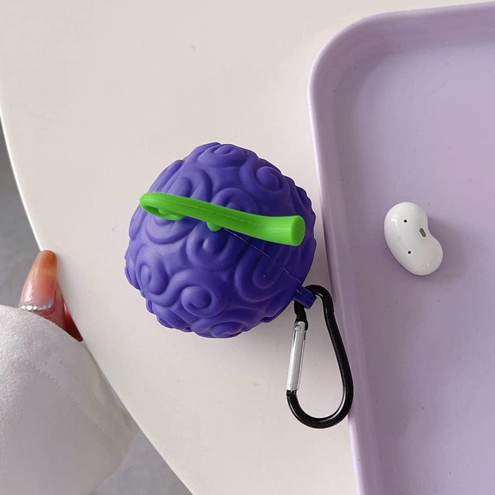 PFVXWJ Case for Samsung Galaxy Buds Live,Cartoon 3D Shockproof Protective Cover for Buds 2 Pro/Buds 2/Buds Pro,Earbuds Soft Shell for Boys Men (Purple)  PFVXWJ   