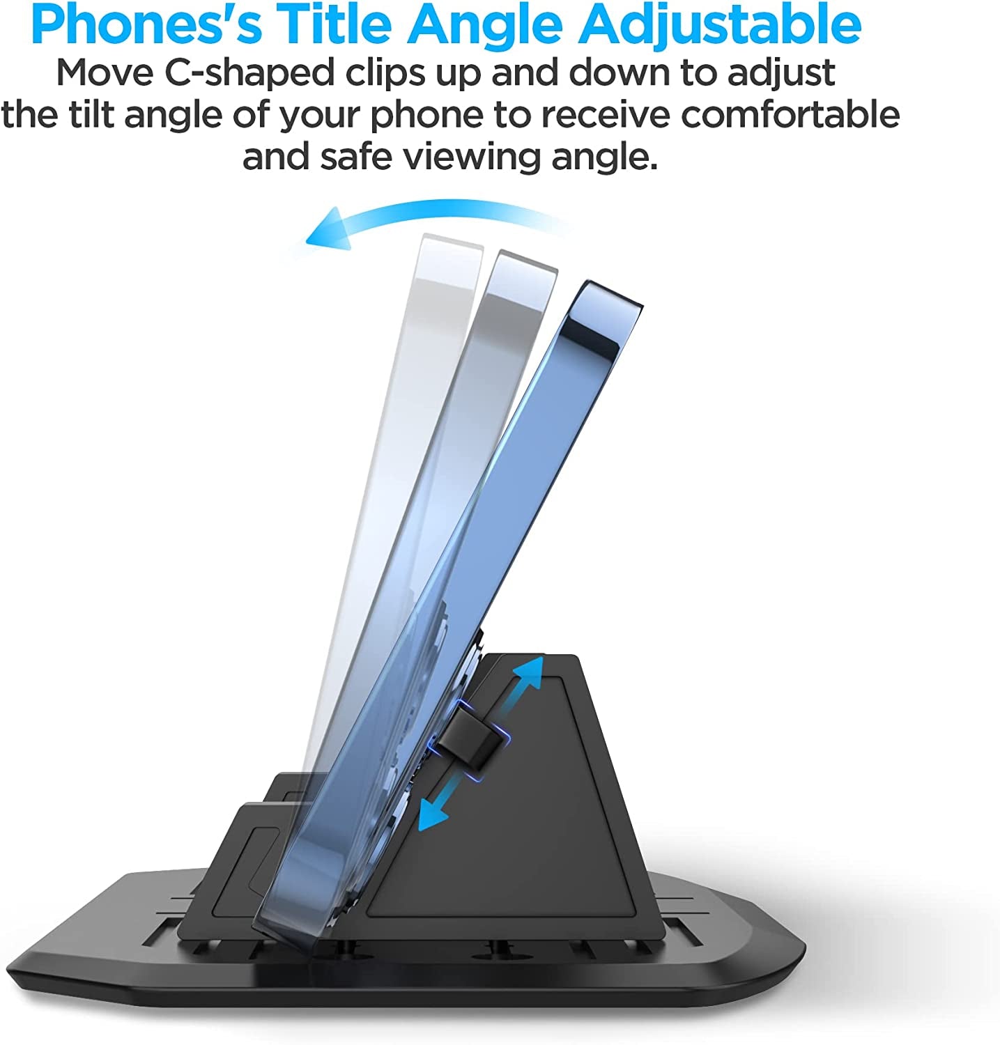 IPOW Anti-Slip Silicone Car Phone Dashboard Pad Mat,Hands-Free Cell Phone Holder for Car/Home/Office Compatible with Iphone 7 7P 6S 6 X XS 8 8P 5S,Galaxy S8 S7 S6 S5, Google Nexus  IPOW   