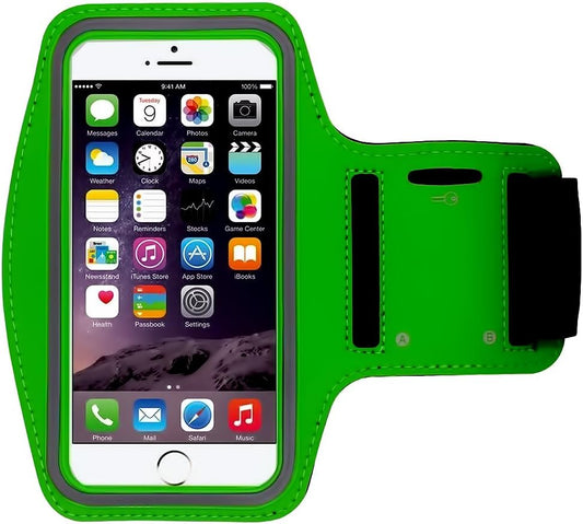 [1 Pack]Water Resistant Sports Armband Casehq for Iphone 7/7 Plus, 6/6S plus (5.5-Inch), Galaxy S6/S7 Edge, Y Note 5, with Key Holder/ Flap High Visibility Night Reflective Running Exercise Armband  CaseHQ   