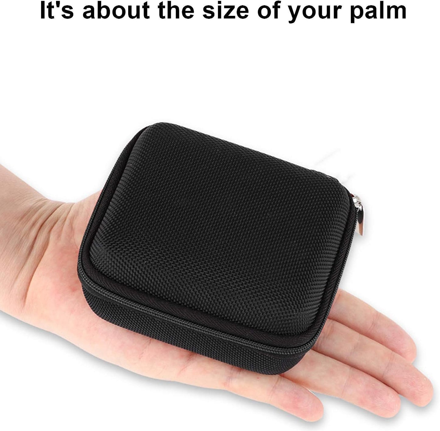 Goodliest Portable Multifunction Hard Wireless Earphone Storage Pouch Case Compatible with Powerbeats Pro/3 Black  Goodliest   