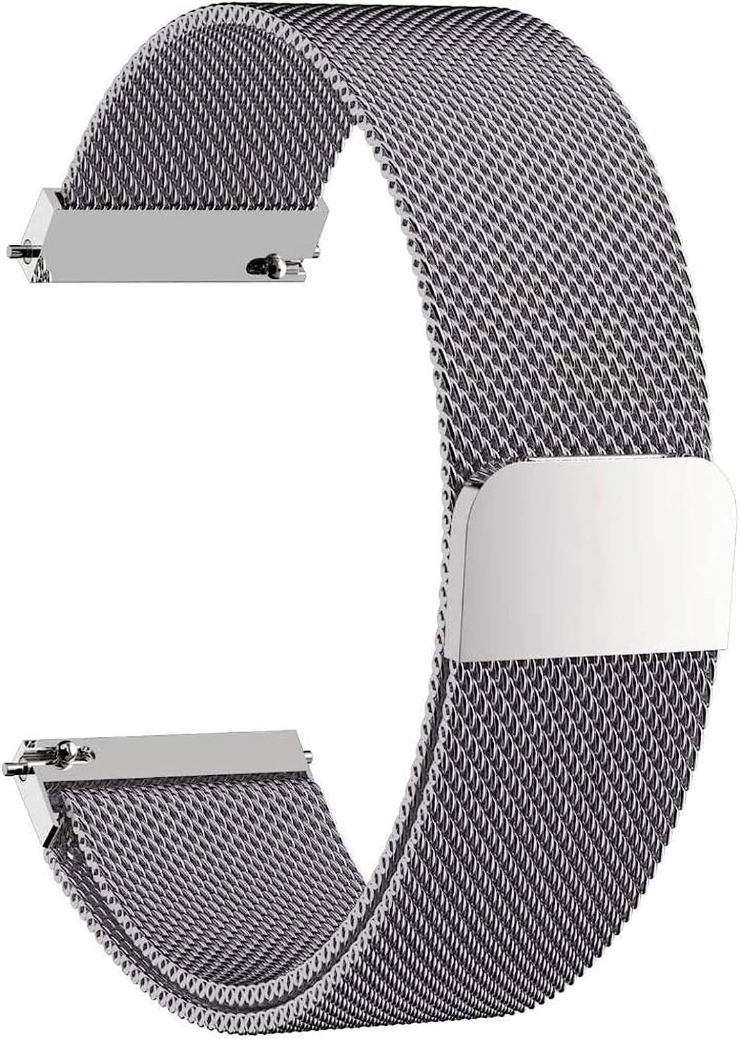 Compatible with Galaxy Watch 3 45Mm/Samsung Galaxy Watch 46Mm/Gear S3 Frontier/Classic Band, 22Mm Stainless Steel Strap Replacement for Samsung Galaxy Watch 46Mm Smartwatch (Colorful)  Morsey Silver 22mm 