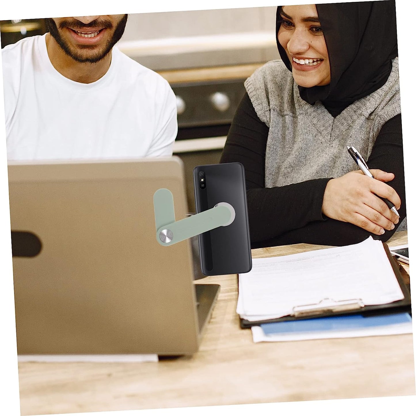 BETOOKY Expand Mobile Phone Bracket Smart Phones Laptop Phone Holder Smartphone Stand Magnetic Phone Holder Computer Side Mount Clip Laptop Side Mount Phone Holder Laptop Holder Telephone  BETOOKY   