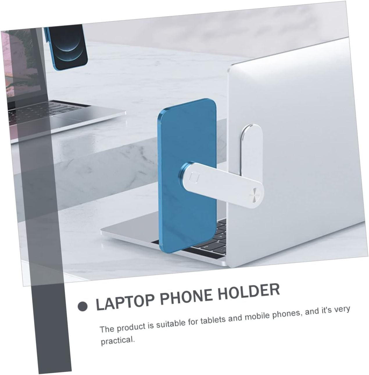 Operitacx Computer Phone Holder Computer Holder for Laptop Metal Brackets Magnetic Tablet Mount Laptop Stand Computer Adjustable Tablet Stand Magnetic Computer Stand Laptop Holder Metal 5Pcs  Operitacx   