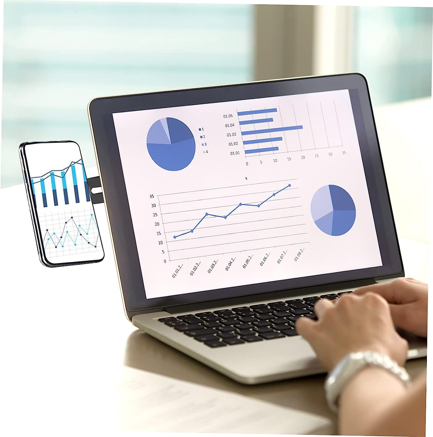 UKCOCO Bracket Car Laptop Mount Magnetic Car Mount Desk Laptop Stand Magnetic Laptop Stand Magnetic Phone Holder for Laptop Magnetic Laptop Bracket Magnetic Phone Holder Mount Phone Rack  UKCOCO   