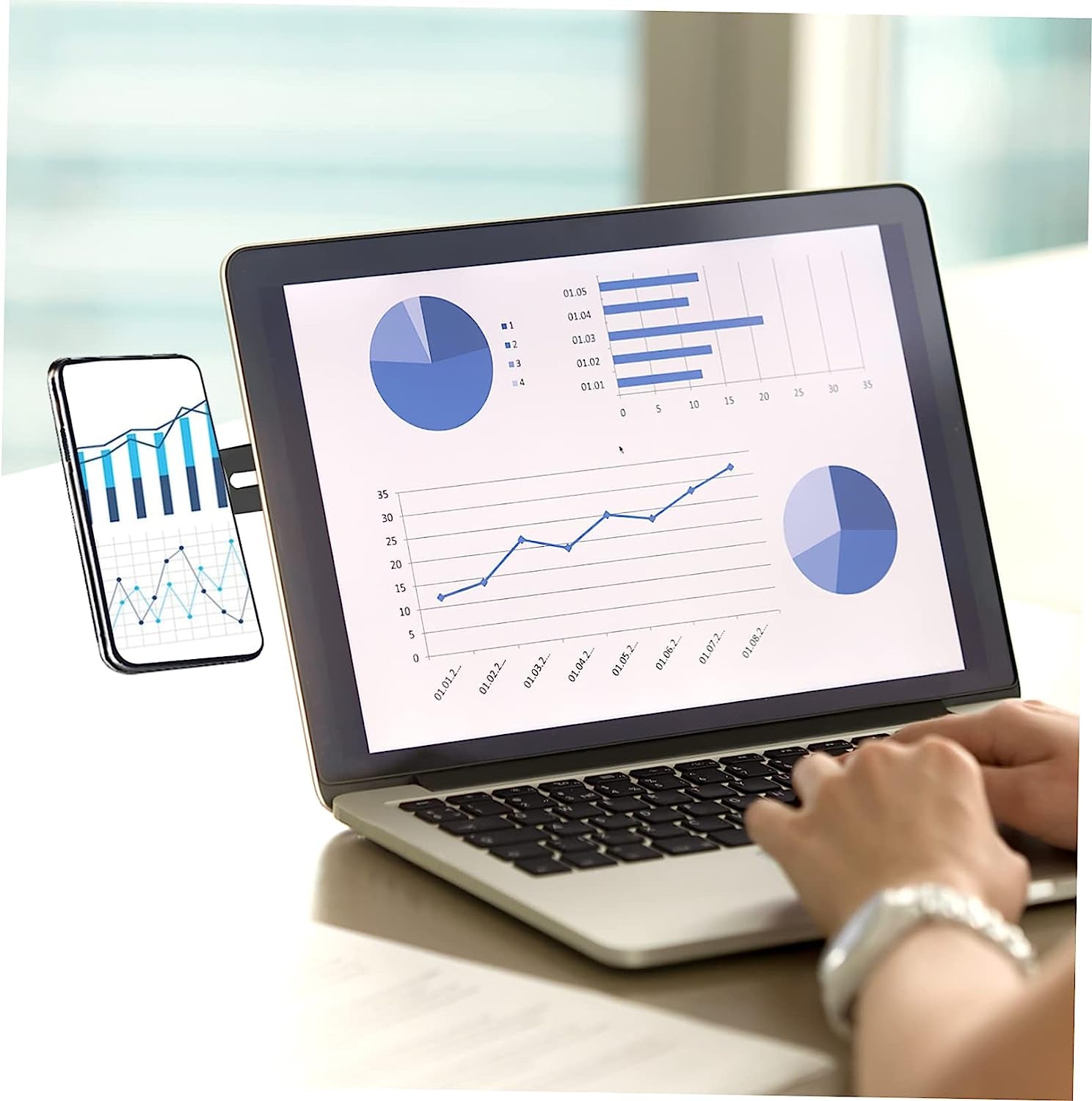 UKCOCO Bracket Car Laptop Mount Magnetic Car Mount Desk Laptop Stand Magnetic Laptop Stand Magnetic Phone Holder for Laptop Magnetic Laptop Bracket Magnetic Phone Holder Mount Phone Rack  UKCOCO   