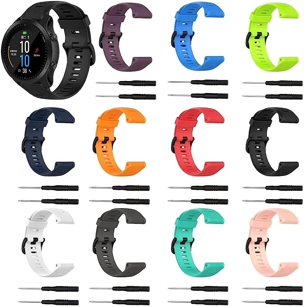 HEPUP Smart Watch Band for Garmin Forerunner 935 945 Strap 22MM Soft Silicone Bracelet for Garmin Fenix5 5Plus Fenix6 6Pro Wristband  HEPUP   