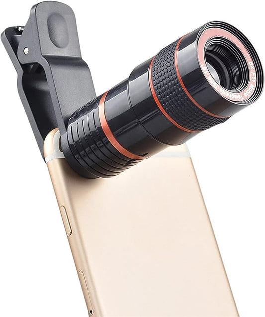 YASEZ Universal 8X Zoom Optical Phone Telescope Portable Mobile Phone Telephoto Camera Lens for Smartphone  wangyuanjing   