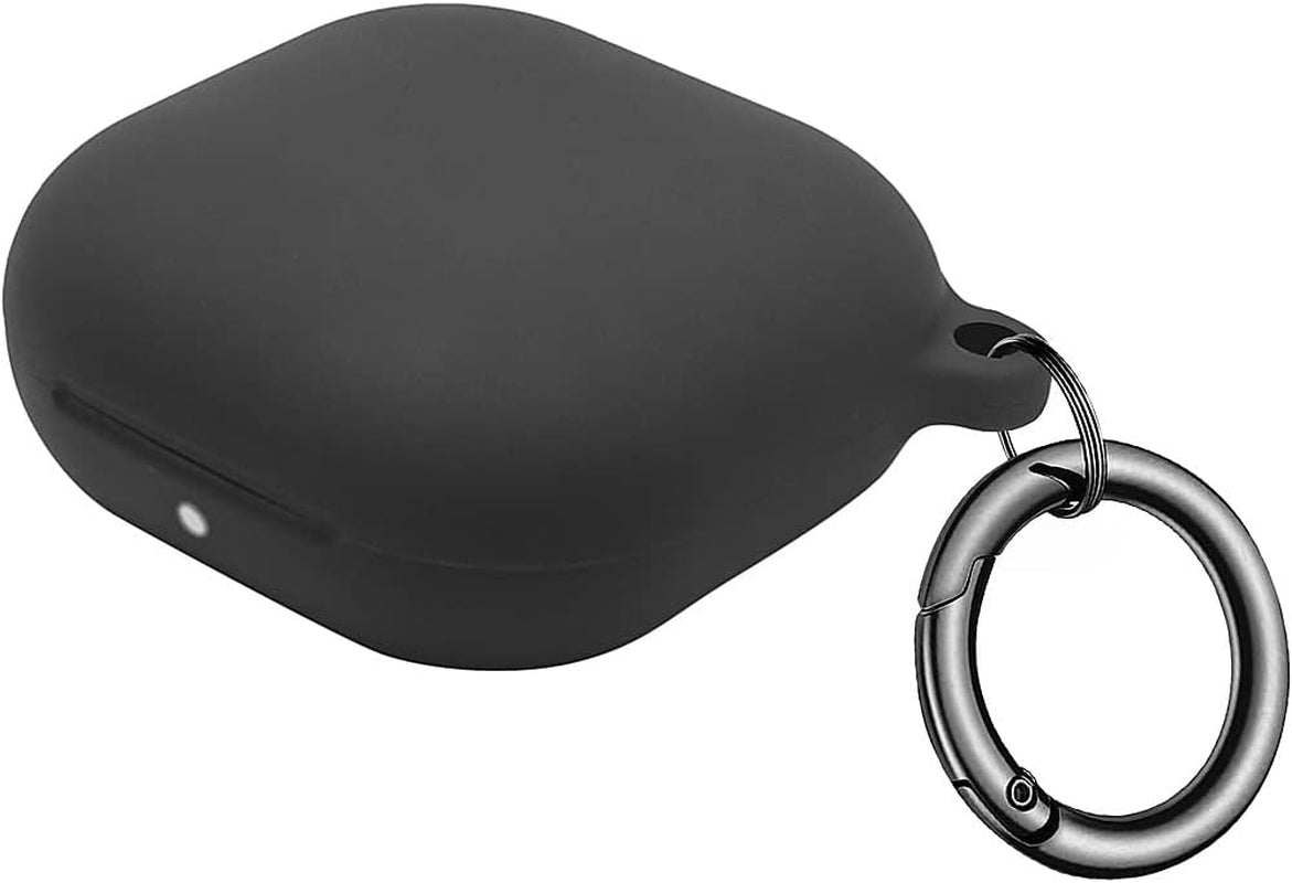 Saharacase Silicone Case for Dr. Dre Beats Fit Pro 2021 [Rugged] Full Body Protection Antislip Grip Slim with Keychain (Black)  ZERODAMAGE SAHARA CASE   