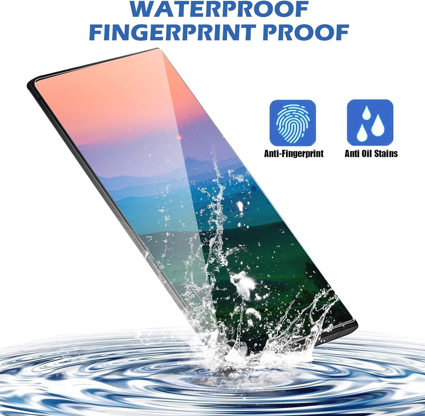 [2+2 Pack] Google Pixel 6 Pro Screen Protector, 9H Tempered Glass, Ultrasonic Fingerprint Support, 3D Curved,Hd Clear Scratch Resistant for Google Pixel 6 Pro 5G Glass Screen Protector  Arshek   