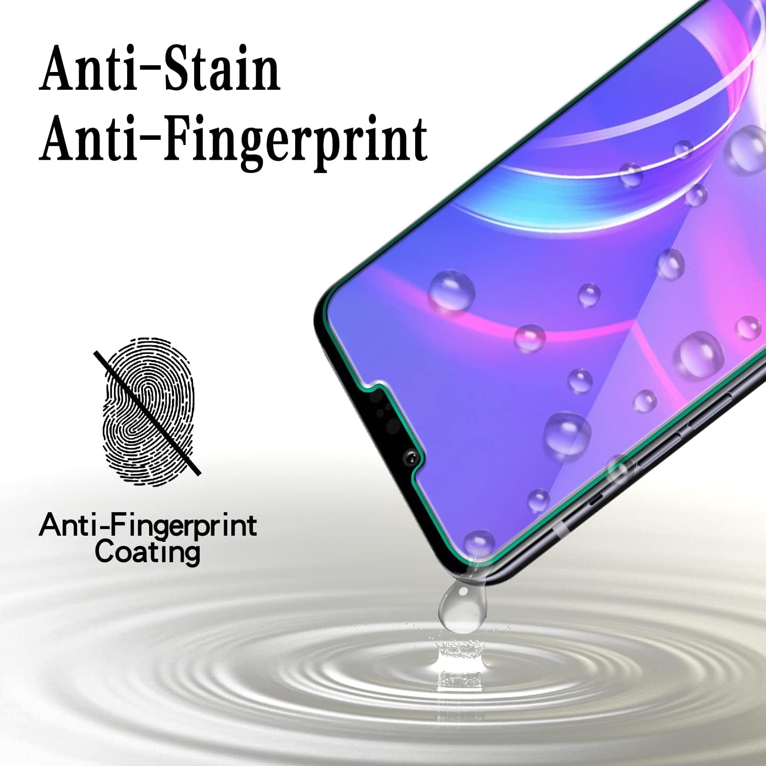 Maytobe [4 Pack] for LG G8 Thinq Screen Protector Tempered Glass, Anti-Scratch, Bubble Free, Case Friendly  MAYtobe   