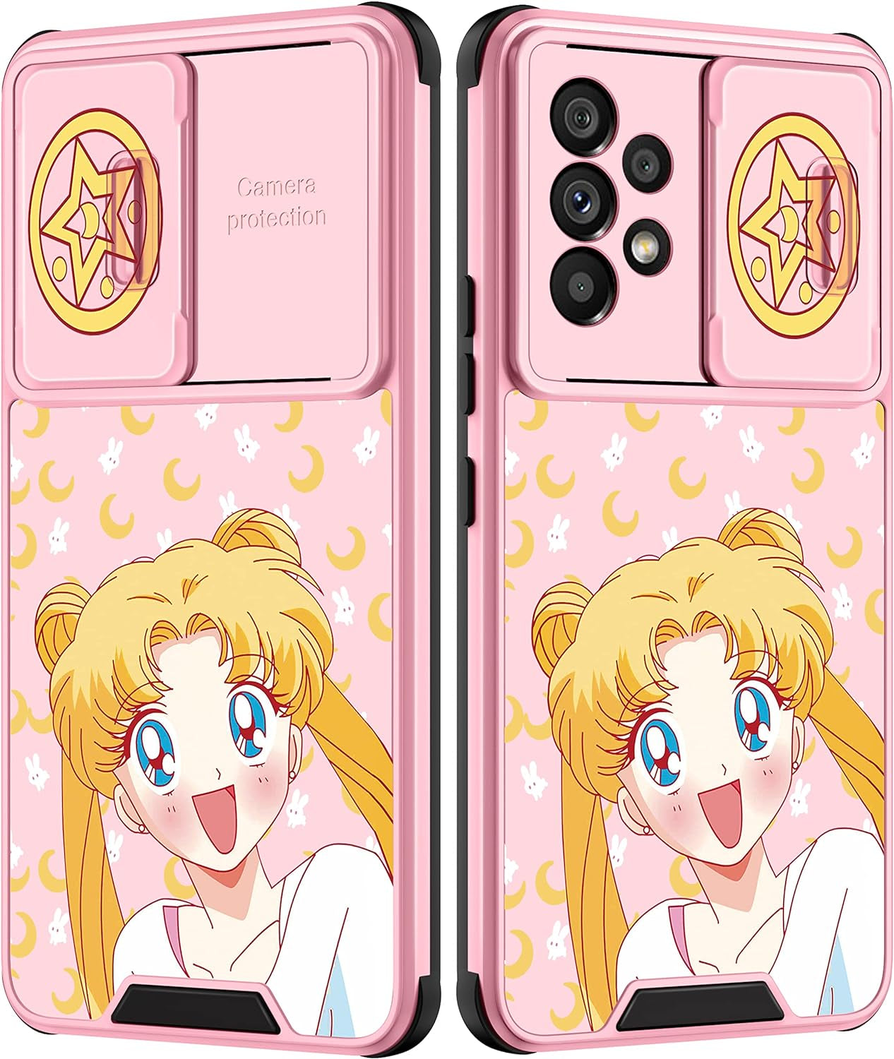 Goocrux for Samsung Galaxy A53 5G Case Skeleton for Women Girls Cute Skull Girly Phone Cover Gothic Design Aesthetic with Slide Camera Cover Funny Cool Cases for Galaxy A53 6.5''  Goocrux Cool 1  