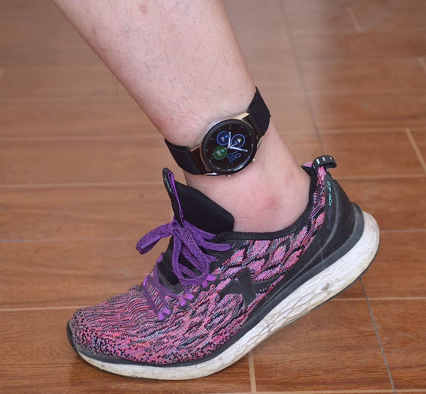 22Mm Elastic Wristband/Armband Strap for Compatible with Garmin Venu 2, Fossil Gen 6 44Mm, Samsung Galaxy Watch 3 45Mm, Garmin Vivoactive 4 45Mm Smartwatch (Black, Medium)  Grestun   