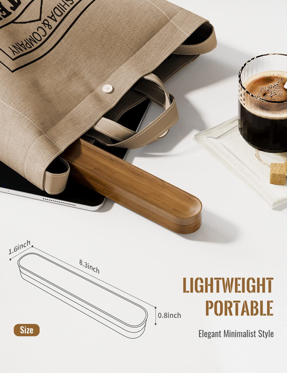 AFOOYO Walnut Case Holder for Apple Pencil 1St and 2Nd Generation Premium Carrying Case Protective Silicone Base Sleeve Compatible with Apple Pen Accessories, Pen Tips, Caps (Pencil with Thin Case)  AFOOYO   