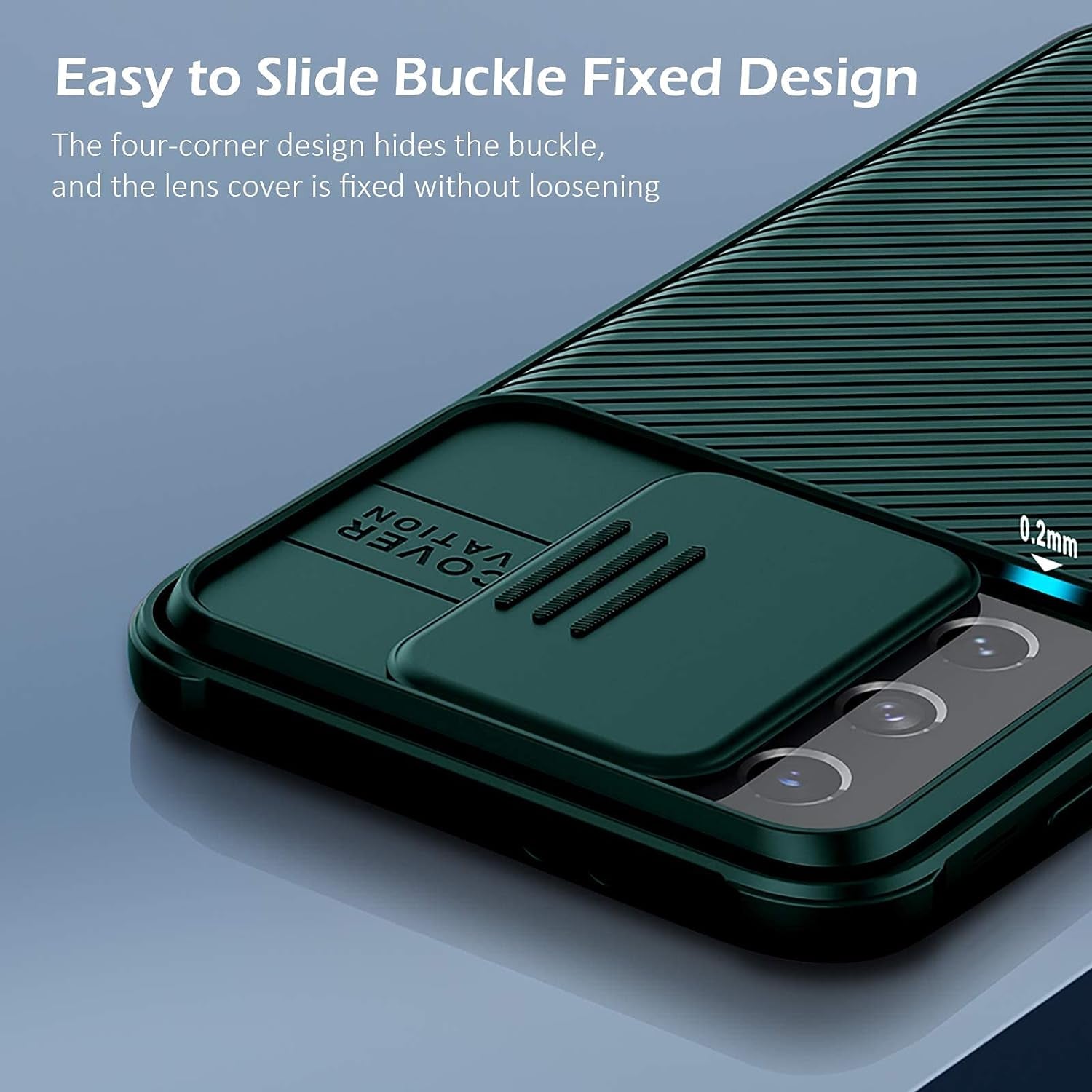 Cloudvalley for Samsung Galaxy S21 Case with Camera Cover, Full-Body Protective & Slim Fit, Camera Protection Case Only for Samsung Galaxy S21 5G 6.2 Inch (2021 Release)-Green  CloudValley   