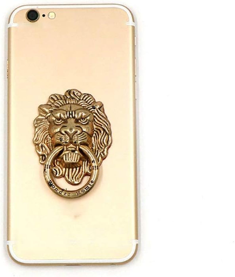 3 Pcs Lion Pattern Cell Phone Ring Stand Holder Colorful Cute Pattern Painted Universal Metal Buckle Tablet Finger Ring Kickstand for All Phones Tablets  HANJIAONI   
