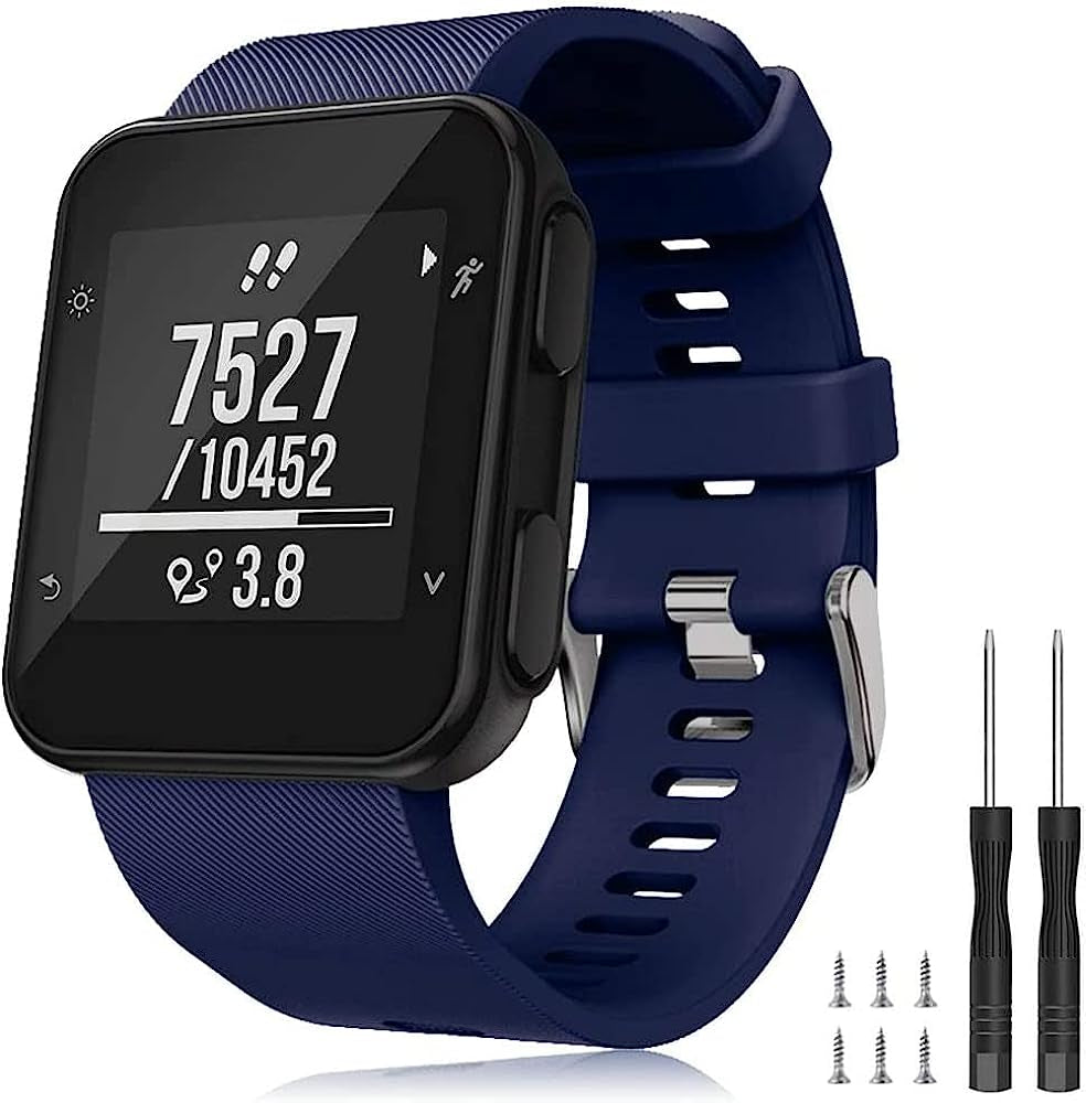 TPUOTI Silicone Watch Strap for Forerunner 35 Wrist Strap Bracelet for Garmin Forerunner 35 Smart Watch Replacement Band  TPUOTI   