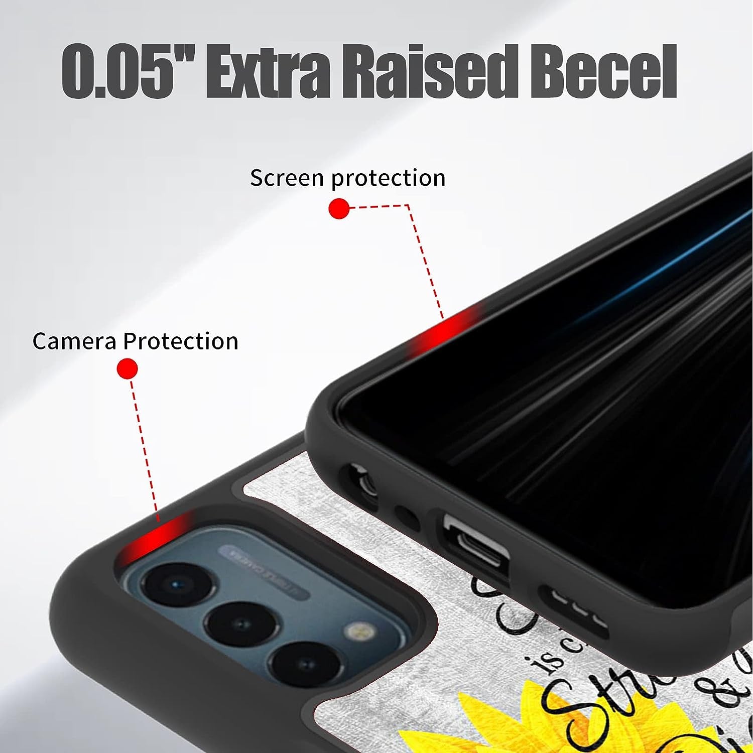 BWEGRHE Phone Case for Oneplus Nord N200 5G 6.49"(2021 Released), Dual Layer Heavy Duty Shockproof Hard PC + Soft Silicone Rubber Sturdy Nord N200 5G Phone Shell Proverbs 31:25 Cute Cover  JStar   