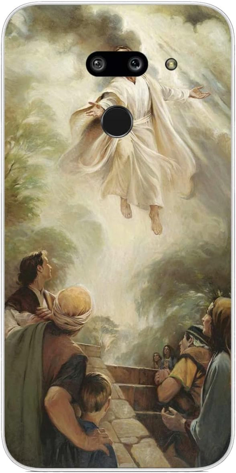 Compatible with LG G8 | LG G8 Thinq Case Cross 441 Cool Kids Girls Women Man Soft Flexible TPU Silicone Phone Case Clear  PTGVCTA Purification Of The Cross 966  