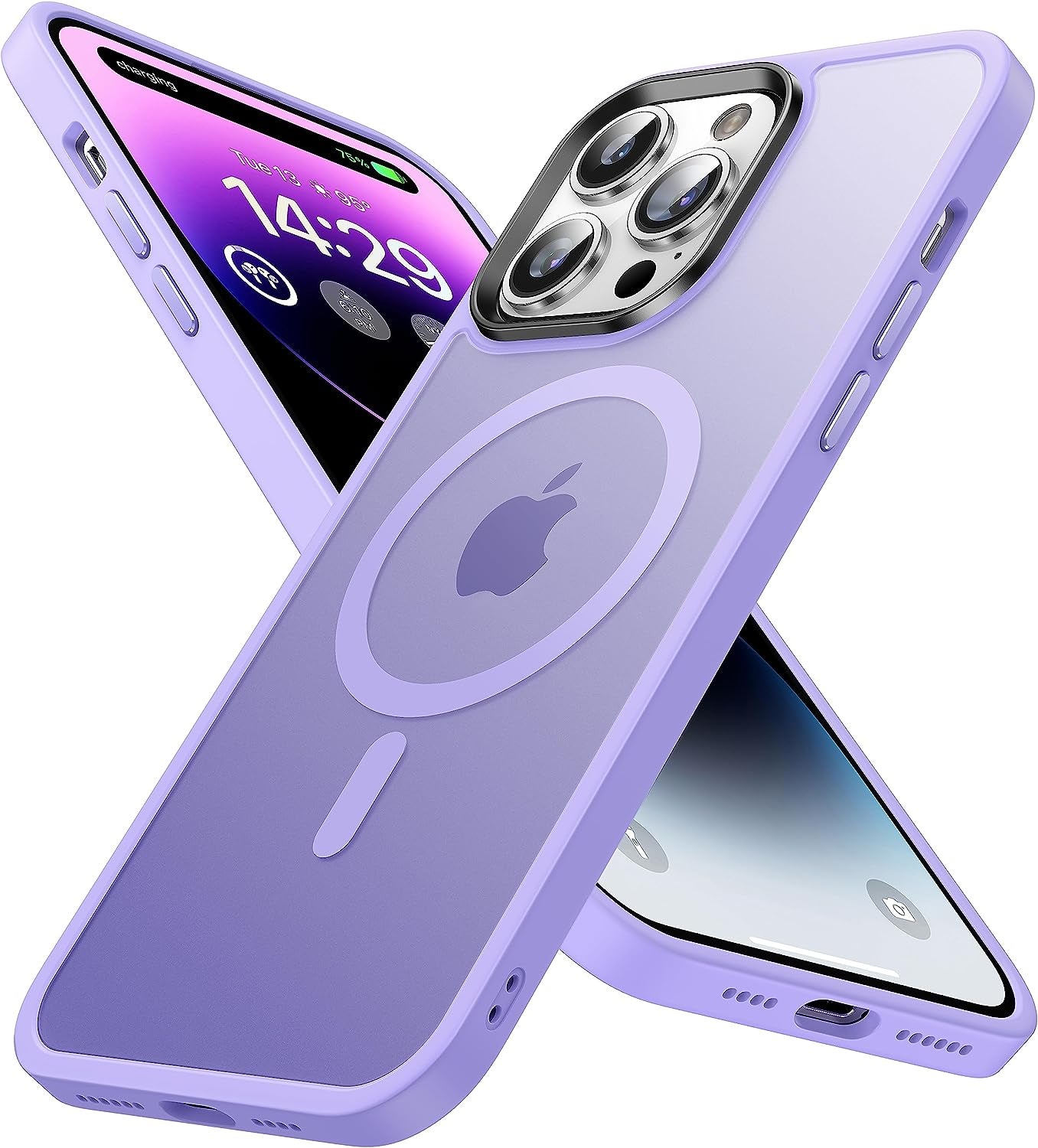 Degeca Strong Magnetic for Iphone 14 Pro Max Case [Compatible with Magsafe] [Military Grade Drop Tested] Slim Non Yellowing Shockproof Phone Cover for Iphone 14 Pro Max 6.7 Inch, Blue  degeca   