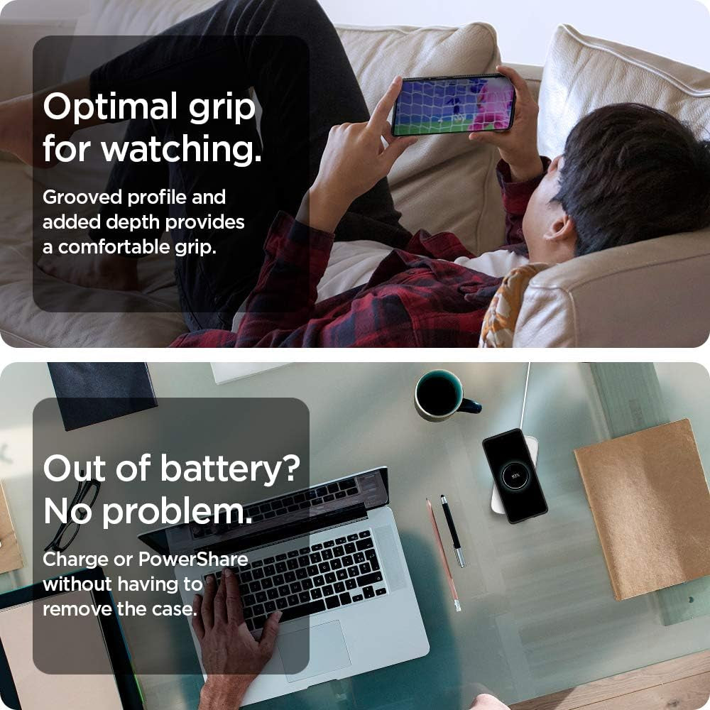 Spigen Rugged Armor [Military Grade] Designed for Galaxy S21 Case (2021) - Matte Black  Spigen   