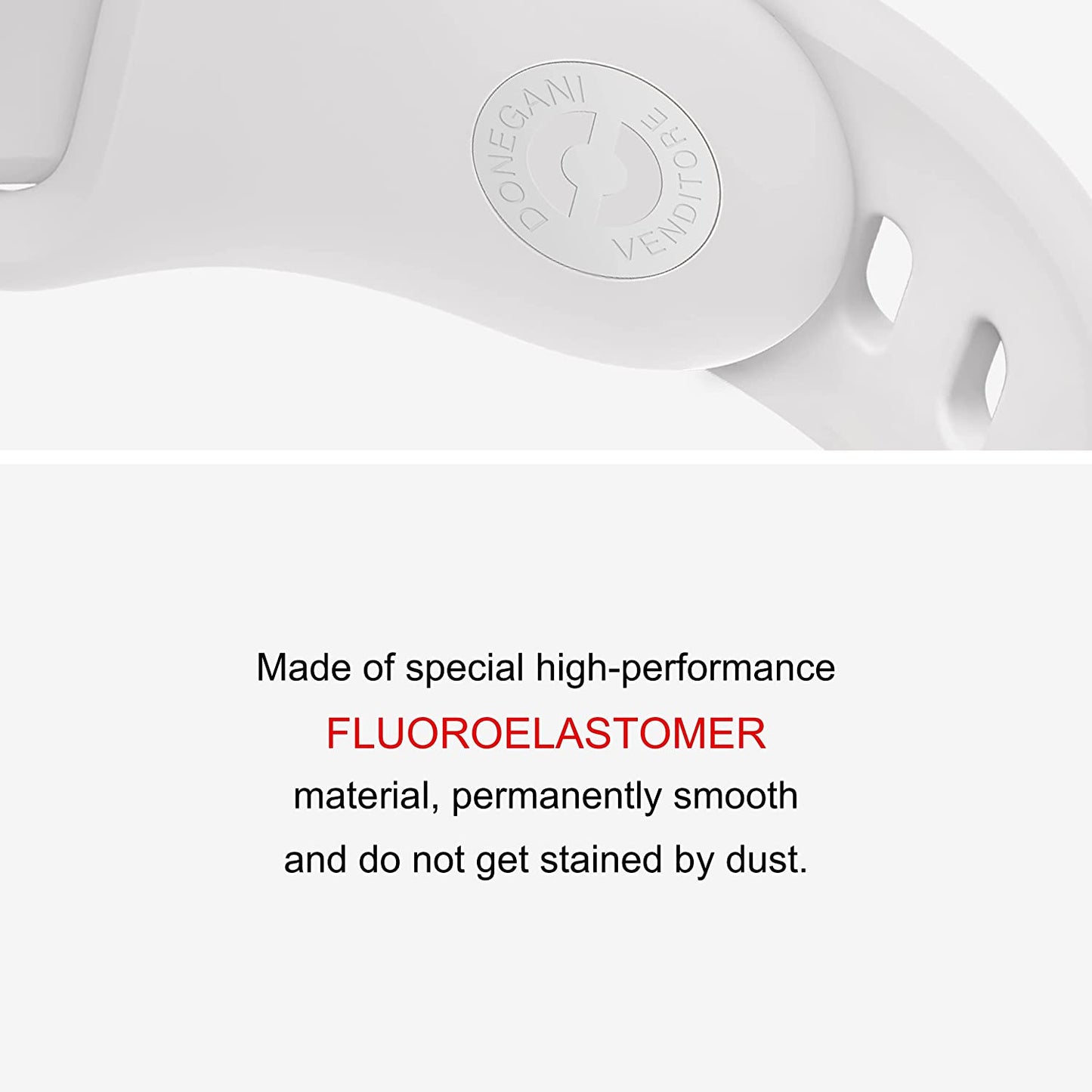 DONEGANI Sport Bands Compatible with Apple Watch Band Series Ultra 8 7 6 5 4 3 2 1 Se｜49Mm 45Mm 44Mm 42Mm Men Women in Color Orange｜Silicone FKM Bracelet Strap  DONEGANI   